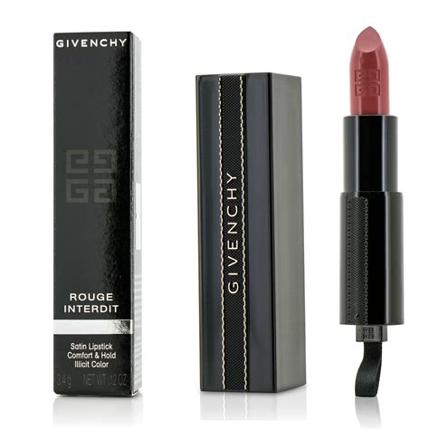 givenchy rose nocturne lipstick|Le Rouge Interdit Satin Hydrating Lipstick .